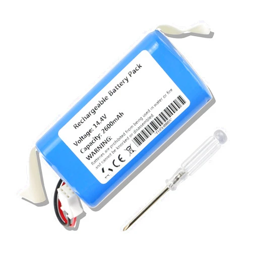 MULS 2600mAh Battery Replacement for Tikom L9000 L8000 G8000 Robot Vacuum Cleaner Yeedi K600 K650 K680 K700 K730 Vacuum 14.4V