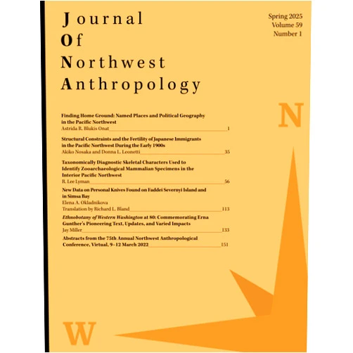 By Darby C Stapp (Author), Deward E Walker Jr. (Author) Journal of Northwest Anthropology: Volume 59, Number 1