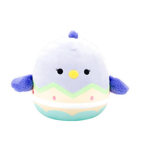 Squishmallows Original 12in Tulip The Purple Chick in Multicolored Easter Egg – Official Jazwares Easter Plush (Medium-Sized)