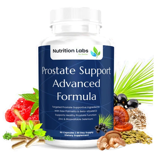 NUTRITION LABS BE BETTER Prostate Health Support Herbal Supplement for Men with Beta Sitosterol, Selenium, Pygeum and Saw Palmetto Extract for Prostate Support and Frequent Urination - 90 CT