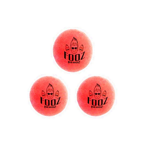 Fooz Headz Foosballs Professional Tournament Quality - Just Like The Pros Use, Official Regulation Size - Set of 3 Foosball Balls
