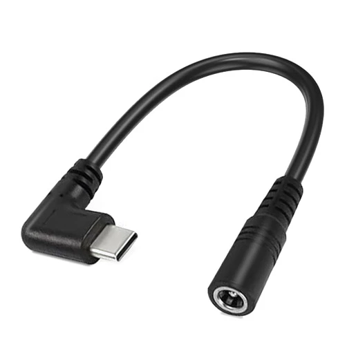 Wamlet Heated Jacket Battery Step-up Adapter Charger for ORORO Heated Jacket, Heated Vests and Heated Hoodies (Black, USB C to DC)
