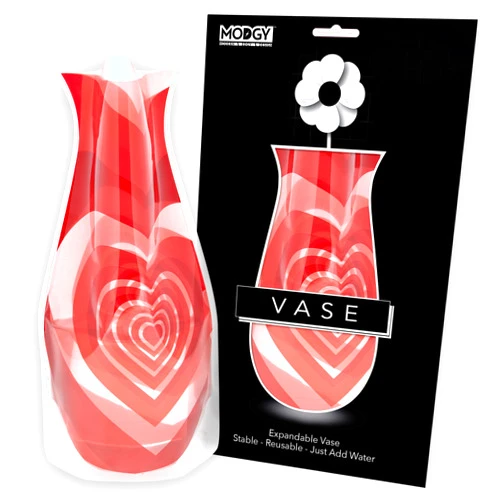 Modgy Expandable Vase – Venus De Modgy, 10.25” x 6.25” – BPA-Free Plastic, Stable and Reusable Vase, NOT Glass – Just Add Water, Perfect Decoration for Your Home, Weddings and Events