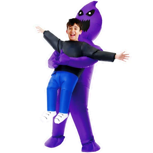 Morph Light Up Ghoul Inflatable Kids, Inflatable Alien Costume For Kids, Alien Carrying Kid Costume, Inflatable Scary Costume