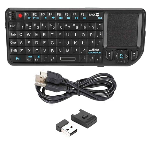 UTDKLPBXAQ Mini Wireless Keyboard,for Android TV Box/Windows TV Box/PC/Xiaomi mibox, HTPC/Lap 2.4GHz Smart TV Wireless Clavier Wireless Keypad Smart Electronics Wireless Key Panel Wireless Mini Wir