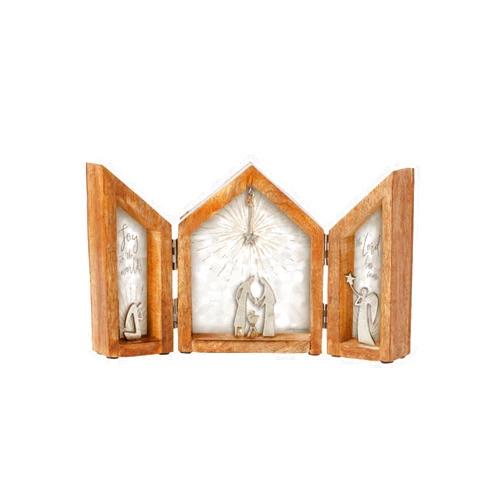 Enesco Izzy and Oliver This is The Moment by Wendy Wiinanen Rising Star Nativity Figurine, 7 Inch, Multicolor