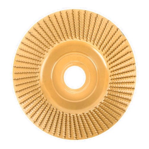 ANKROYU Wood Carving Disc, Wear Tungsten Carbide Grinding Shaping Disc, Wood Shaping Wheel, Grinder Wheel Disc for Shaping Polishing (Gold)