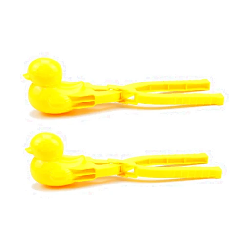 Limecute Duck Rice Mold Rice Duck Mold DIY Sushi Molds Animal Rice Tool Rice Molds for Kids Rice Shaper Mold Rice Scoop (2 Pack- Yellow)