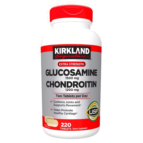 Kirkland Signature Glucosamine & Chondroitin, 220 Tablets (2 Pack)