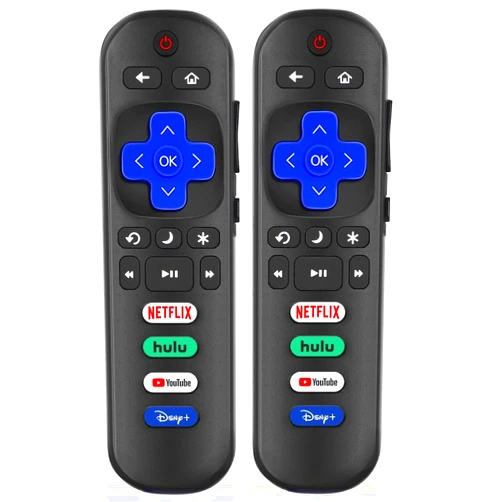 Rupmmehon (Pack of 2) Replaced Remote Control for Roku TV Universal Replacement Compatible with TCL/Hisense/Element/Insignia/JVC/Onn/Philips/RCA/Sharp/Westinghouse Series Smart TVs