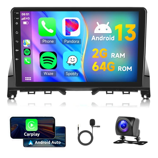 Rimoody 2G+64G Android 13 Car Radio for Mercedes Benz C-Class C180 C200 C230 C250 C300 C350 W204 S204 2006-2011, Rimoody CAR Stereo Wireless Carplay Android auto 9'' Touchscreen GPS WiFi BT/FM/RDS Camera