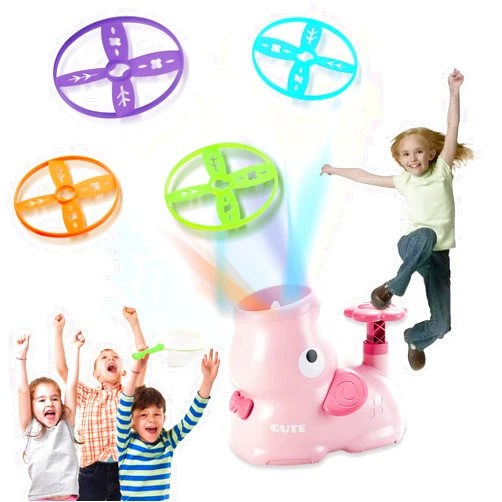 KIYTARBOO Flying Discs Launcher for Kids,Outdoor Toys for Kids Ages 4-8,Flying Saucer Toys Games Outdoor Toy Beach Yard Toys for 3 4 5 6 7 8+ Year Old Boys Girls