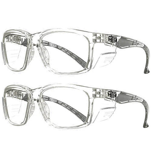 HTS HUNTERSKY E60 Anti-Fog Safety Glasses with Side Shields ANSI Z87 Eye Protection Optical Eyeglass