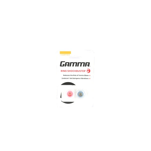 GAMMA Shockbuster Ring Tennis Racket Dampener, Easy-to-Install Tennis Dampener with Zorbicon Gel Technology Minimizes Vibration During Prolonged Use
