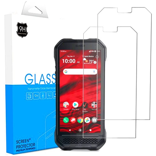 Ailiber Compatible with Kyocera DuraForce Ultra 5G Screen Protector [2 Pack] DuraForce UW E7110 Tempered Glass Film Anti-Scratch Hardness HD Clear Case Friendly for Dura Force Ultra 5G (Verizon 2021)