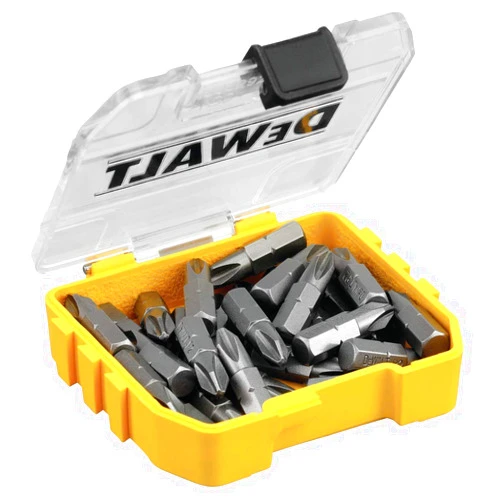 DEWALT Screwdriver Set, Phillips #2, 1-Inch, 30-Piece (DWAF2002B30), Yellow