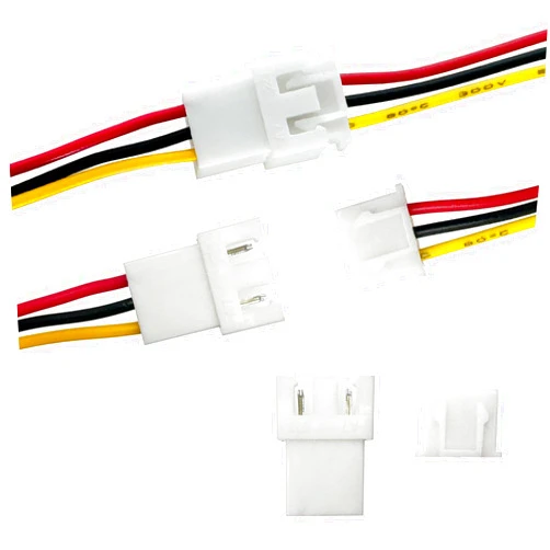 Cermant 40pcs (20Pairs) JST XH 2.54mm 3Pin Mini Micro Male and Female Connection Cable Plug with Terminal Connector Wire Cable 100mm 26AWG