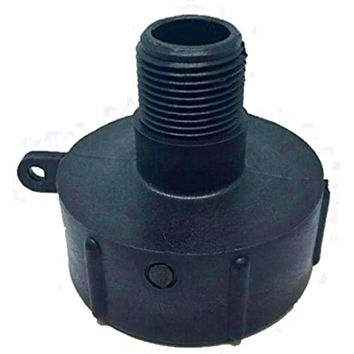 Edinstry S60 x 6 Ton Barrel Valve Reducer Connector 60mm Coarse Thread to 1 Inch Adaptor 1000L IBC Water Tank Hose Adapter Fittings Tools Replacement Valve Fitting Parts