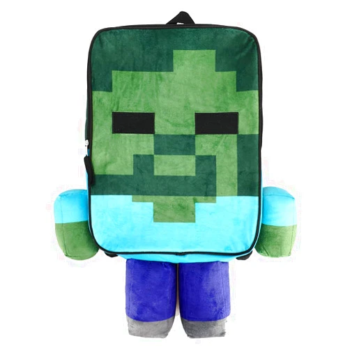 Bioworld Minecraft Steve Youth Plush Character Backpack OSFA Green