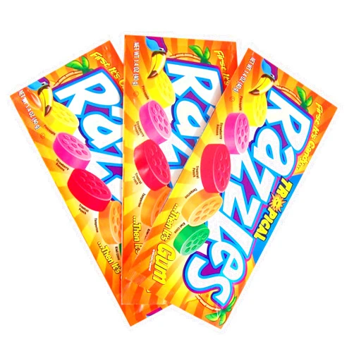 Razzles Candy Tropical Fruit Razzles Candy, 1.4 Ounce, Pack of 3
