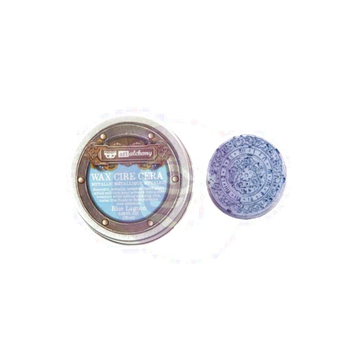 PRIMA MARKETING INC Prima Marketing Finnabair Art Alchemy Metallique Wax .68 Fluid Ounce-Blue Lagoon