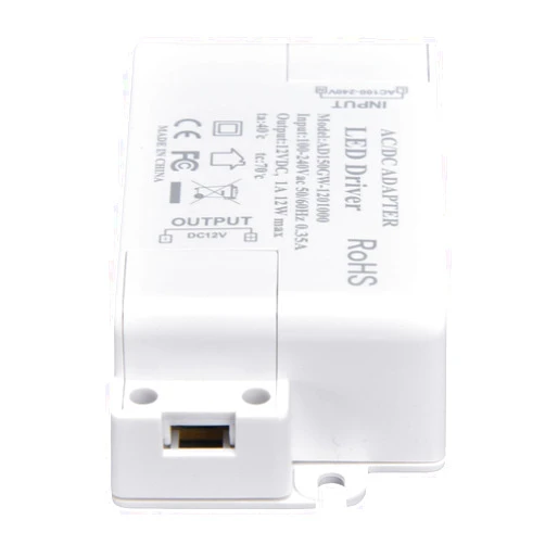 WinmetEuro LED Bulb Transformer, Practical to Use Professional Design Small Size 12v Dimmable LED Driver High Reliability for LED Light