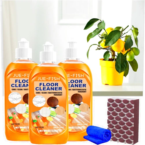 Beercaar Jue-Fish Floor Cleaner, Joe Fish Floor Cleaner, Jue Fish Floor Cleaner, Powerful Decontamination Floor Cleaner, Coreknotknow Multi-purpose Floor Cleaner, Protect Furniture Surface and Floor (3)