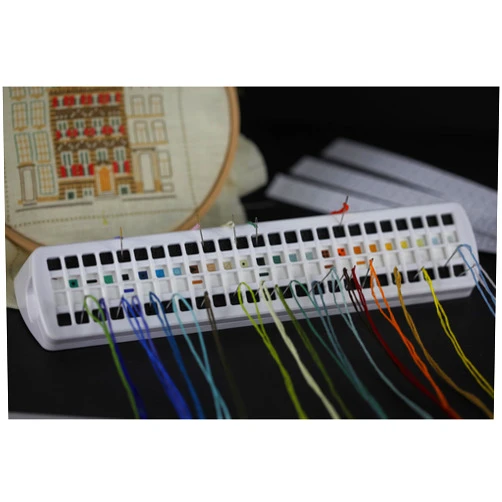Pako Organiser Storage Needle Organiser - Cross Stitch Accessories - for Embroidery Needle - with 10 Blank Code Cards