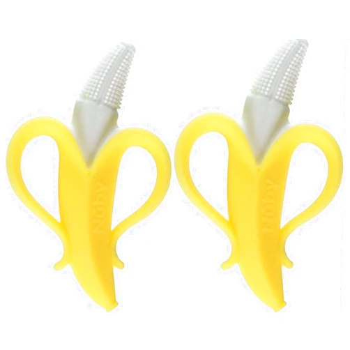 Nuby Nananubs Banana Massaging Teether (Pack of 2)