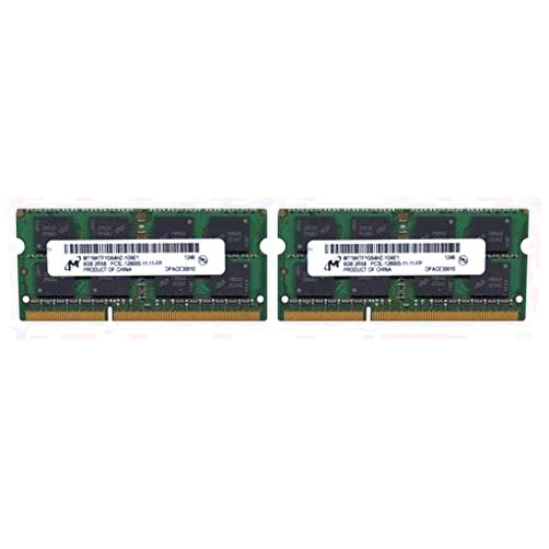 Gigaram 16.0GB (8GBx2) PC3-12800 DDR3L 1600MHz SO-DIMM 204 Pin CL11 SO-DIMM Memory Upgrade Kit for 2012 MacBook Pro 13