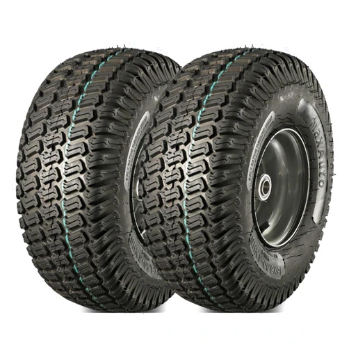 MaxAuto 2Pcs 15X6.00-6 Front Tire and wheel Assembly Replacement for Craftsman John Deere Riding Mowers, 3