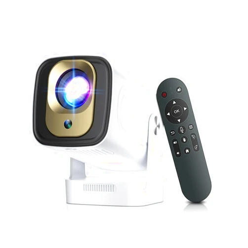 Salange [ Auto Focus ] 1080P Native Mini Projector with Wifi and Bluetooth 5.4, Smart Projector 4K, Built in Apps, Auto Keystone, Portable Proyector for Outdoor Movies/Bedroom (2026 Upgrade, White)