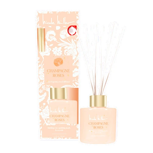 Champagne Roses Reed Diffuser, 4 fl. oz., by Nicole Miller