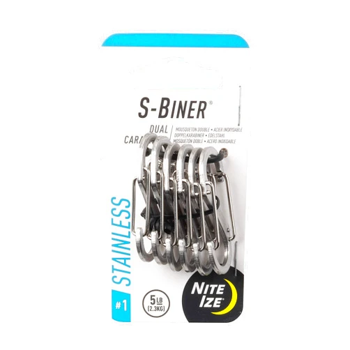 Nite Ize SB1-11-6R3 S-Biner Dual Carabiner