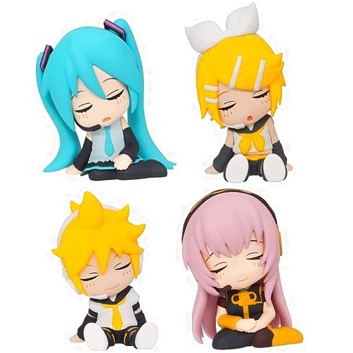 TOMY Takaratomy Hatsune Miku Katazun-Fig. (Set of 4)