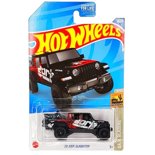 Hot Wheels '20 Jeep Gladiator, Baja Blazers 4/10 (Black)