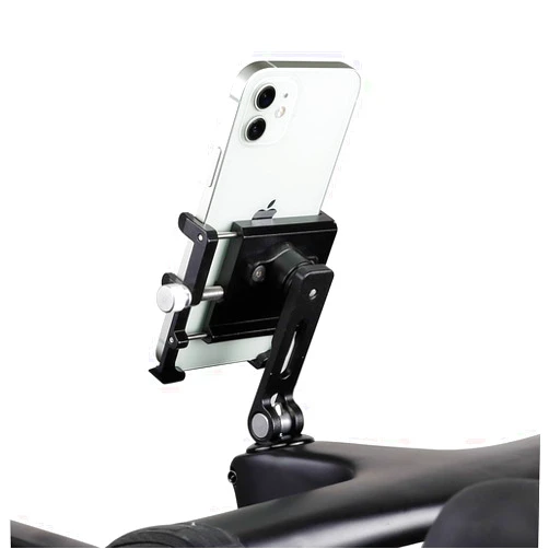GUB G-95 Bicycle Stem Cellphone Mount Aluminum Alloy Handlebar Mobilephone Support Adjustable Bottom Bracket with Bottom Holder
