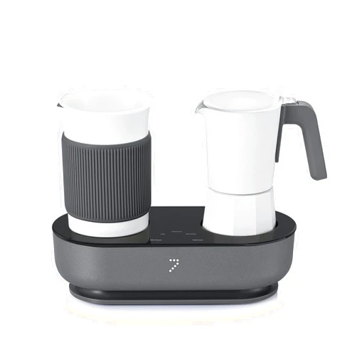 SEVEN&ME Espressor Machine Coffee Maker, with Milk Froth All-in-One Espresso Machine Combination, Latte Cappuccino Macchiato Espresso Electric Moka Pot, One Click Smart Operation（8.66