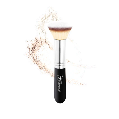 IT Cosmetics Heavenly Luxe Flat Top Buffing Foundation Brush #6 - Foundation Brush for Liquid Makeup & Foundation Powder - Makeup Brush With Award-Winning Heavenly Luxe Hair