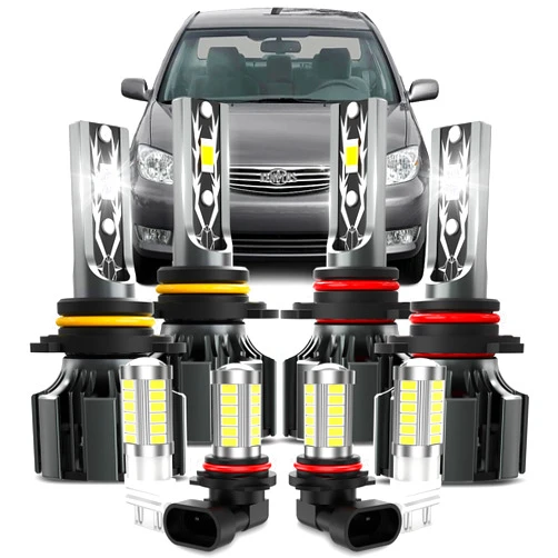 XENPLUS 𝐂𝐀𝐌𝐑𝐘 Dedicated Accessories Fit for Camry 2000-2006,9005 H,9006 L,And 9006 Fog +3157/3057 Plug and Play No Errors.8Pcs