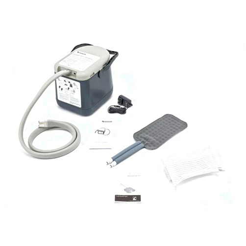 Ossur Cold Rush Compact Therapy Machine System with Rectangle Pad- Ergonomic, Adjustable Wrap Pad Included- Quiet, Lightweight and Strong Cryotherapy Freeze Kit Pump