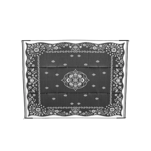 Camco 42853 Oriental Awning Leisure Mat-Charcoal 9' X 12'