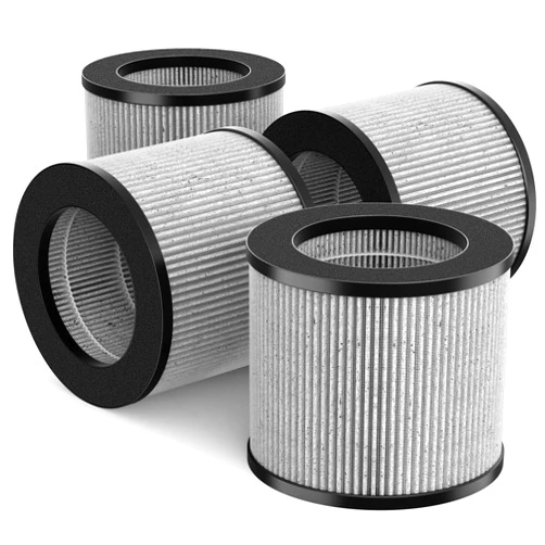 FMDZFL 2801 Air Filter Replacement Bundle Compatible with Bissell MyAir Personal Purifier Models # 2780A, 2780P, 2780B, 27809, 3329 (Pack of 4)
