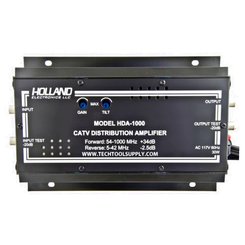 Holland Electronics - HDA1000 - Holland 1 GHZ Amplifier - 1 GHz - 54 MHz to 1 GHz