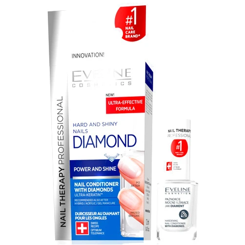Eveline Cosmetics Nail Therapy Diamond Hard and Shiny Nails