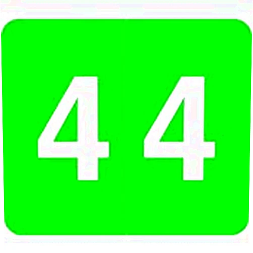 Www.filingsupplies.com V.A. Hospital/Barkley Systems Numeric Label - FNVAM Series (Rolls) - 4 - Green