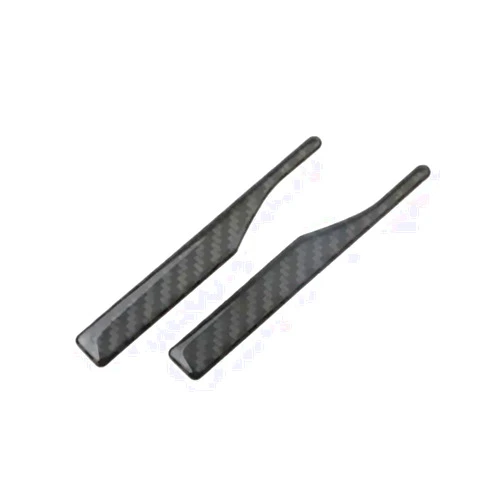 Generic 2pcs Mirror Edge Protection Car Crash Strips Protect Lightweight Texture Anti Scratch Sticker Car Scratch Protection Auto Parts Applicable to All Vehicles (Black)