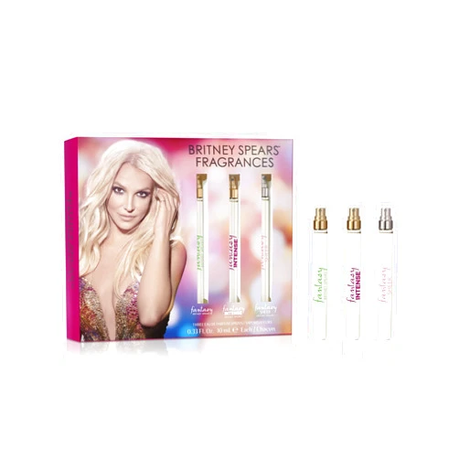 Britney Spears Fantasy Coffret, includes Fantasy, Intense Fantasy, Fantasy Sheer, Spray Pen 3 Piece Set, 0.33 fl oz each
