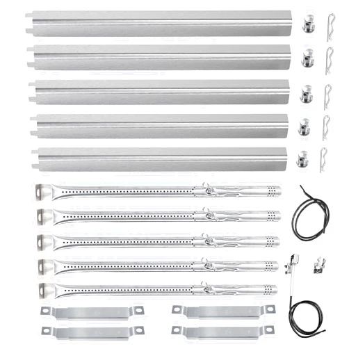 Welbocom Charbroil Grill Replacement Part;Charbroil Performance II 5 & 4 Burner Grill 463448021 463451022 463465022;Char Broil Grill Replacements;Charbroil Burner Replacement;Heat Shield (5-Burner)
