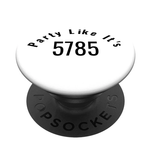 Rosh Hashana Party Like It's 5785 Gear Rosh Hashana Party Like It's 5785 Jewish New Year PopSockets Standard PopGrip